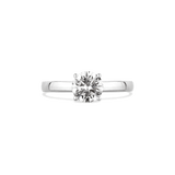 Diamant-Ring Classic 1.0 Karat Weißgold