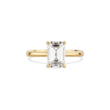 Diamant-Ring Baguette North South 2.0 Karat Gelbgold