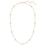 Halskette Romantik · 1,10 ct gesamt (11 Labordiamanten) · 14 Karat Gelbgold
