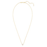 Anhänger Romantik · 1,00 ct Labordiamant in Herzschliff · 14 Karat Gelbgold