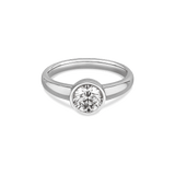 Diamant-Ring Modern 1.0 Karat Weißgold Ringgröße 54