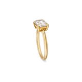 Diamant-Ring Baguette East West 2.0 Karat Gelbgold
