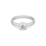Diamant-Ring Classic 1.0 Karat Weißgold