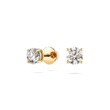 Diamant-Ohrstecker Classic 0.5 Karat Gelbgold