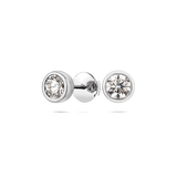 Diamant-Ohrstecker Modern 0.5 Karat Weißgold