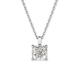 Anhänger Elegant · 1,50 ct Cushion-Cut-Labordiamant · 14k Weißgold