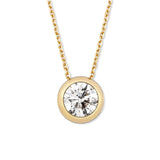 Anhänger Modern · 1,00 ct Labordiamant · 14k Gelbgold