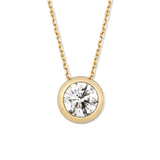 Diamant-Anhänger Modern 1.64 Karat Gelbgold