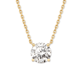 Diamant-Anhänger Classic 1.5 Karat Gelbgold