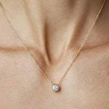Diamant-Anhänger Modern 1.64 Karat Gelbgold