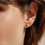 Diamant-Ohrstecker Elegant 0.5 Karat Gelbgold