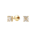 Diamant-Ohrstecker Elegant 0.5 Karat Gelbgold