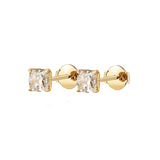 Diamant-Ohrstecker Elegant 0.5 Karat Gelbgold