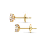 Diamant-Ohrstecker Elegant 0.5 Karat Gelbgold