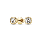 Diamant-Ohrstecker Modern 0.5 Karat Gelbgold
