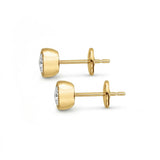 Diamant-Ohrstecker Modern 0.5 Karat Gelbgold